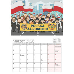 Kalendarz 2026 "Szeroki Front Gaśnicowy zwycięży"